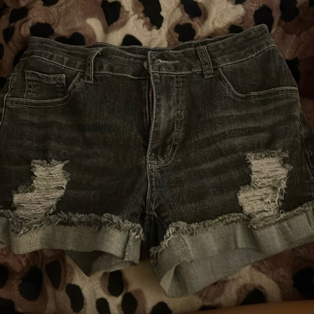 Dark grey Jean shorts size small